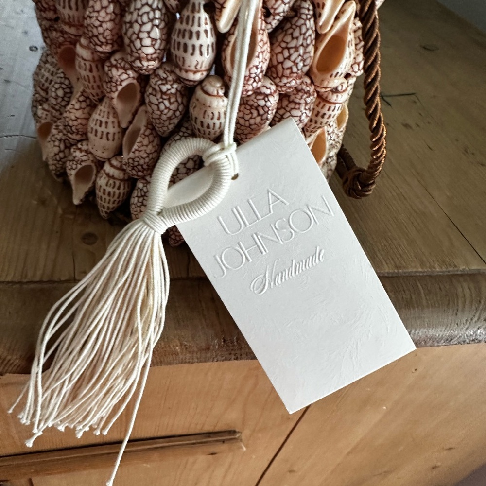 Ulla Johnson Nadia Seashell & crochet bucket bag. NWT. Pristine condition. - Picture 9 of 11